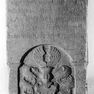 Grabinschrift für Barbara Peugersheimer, geb. von Schwarzendorf, auf einer Wappengrabplatte