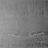 Grabplatte Wandelbar Fischer, Detail (A)