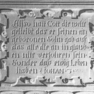 Grabplatte Amalia von Berlichingen, Detail (B)