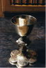 Bild zur Katalognummer 266: Silbervergoldeter Kelch mit Initialen