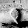 Sterbeinschrift für Abt Andreas Haideker zugehörig zum Fragment des Wandgrabmals