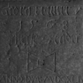 Grabplatte Georg Hammer, Nachbestattungsinschrift Martin Bender