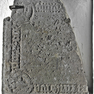 Grabplatte (Fragment) für Peter Warschow