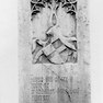 Sterbeinschrift für Johannes (Hans) den Geiselperger auf einer Wappengrabplatte