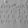 Quader mit Nameninschrift, Detail