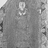 Domschatz Inv. Nr. 208, Kasel, Detail: Zierbesatz, Hl. Euphemia (2. V. 13. Jh.)