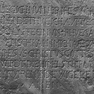 Grabplatte  für Christina, Ehefrau des Schaffners Michael Sinter