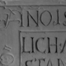 Grabplatte oder Epitaph Kaspar Huberinus, Detail (A)