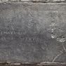 Grabplatte für den Pfarrer Johannes Sleker