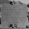 Epitaph Christoph und Amelia von Zorbau, Detail (A)