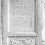 Grabplatte Johann Buhl