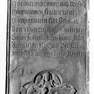 Sterbeinschrift auf der Wappengrabtafel des Ferdinand Offenhaimer