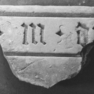 Fragment einer Grabplatte (Abt Werner?)