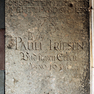 Grabplatte für Peter Buchtin und Paul Friese