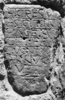 Bild zur Katalognummer 6a: als Spolie verwendeter Grabstein des Knaben Achifracius