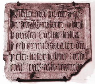 Bild zur Katalognummer 111: Epitaph der Hildegard (Hilla) Lutern aus Bornich