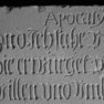 Grabplatte Georg Hermann, Detail (A, B)