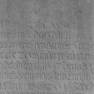 Grabplattenfragment Georg Viescher, Detail