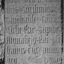Grabplatte für Sigismund Sinzenhauser