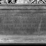 Sterbeinschriften auf dem Epitaph des Wolfhainrich von Muggenthal und seiner Ehefrau Susanna, geb. von Weichs