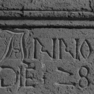 Grabplatte Peter Thenner, Detail (A)