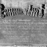 Sterbeinschriften auf dem Epitaph des Michael Stoyberer und seiner Ehefrauen Maria, geb. Perkhoffer, Barbara, geb. Tettinger und Walburga, geb. Weisbeck