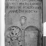 Grabinschrift für Martin Mair auf einer Priestergrabplatte