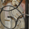 Dom, südl. Chorumgang, Grabdenkmal für Johannes Zemeke († 1245), Detail: Pleurant Medizin (1490/91, 2. H. 15. Jh.?)