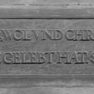 Grabplatte Dorothea Sophia Gräfin von Hohenlohe, Detail (A)
