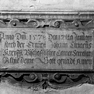 Unterhang des Grabdenkmals für Johannes Cyriacus Krepfl