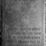 Grabplatte für Heinrich Schönleben