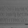 Epitaph Johannes, Ursula und Anna Maria Metz, Detail (B)