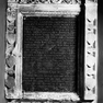 Grabinschrift im Hauptgeschoss des Epitaphs für Margarete Schenkin von Limpurg, geborene Gräfin von Erbach.