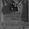 Grabplatte Johann Israel Burrer, Detail (B)