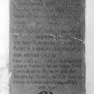 Sterbe- und Grabinschrift für Hans Köttenacker und Georg Seidler auf einer Wappengrabtafel