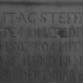 Grabplatte Georg Schwend, Detail