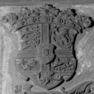 Grabplatte Elisabeth Gräfin von Hohenlohe geb. Herzogin von Braunschweig, Wappen Dänemark