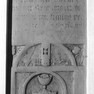 Grabinschrift für den Pfarrer Georg Walch auf einer Priestergrabtafel