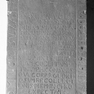 Grabplatte Pfarrer Johannes Zeller