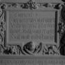 Grabplatte Praxedis Martha Gräfin von Hohenlohe, Detail