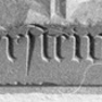 Grabmal Graf Wilhelm IV. und Johanna von Eberstein, Detail mit Inschrift auf Kopfleiste