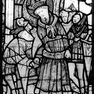 Dom, Chorumgang, Bildfenster süd VII, 2a, Karl der Große und Aygoland (A. 15. Jh.)