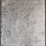Grabplatte für Baltzer Peters und Barbara Klinckenberg