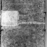 Grabplatte mit den Grabinschriften für den Chorvikar Peter Slemel und den Dompfarrer Konrad Balteri (Nr. 162), an der Westwand im zweiten Joch von Norden. Mehrfachverwendung der Grabplatte. Rotmarmor.