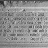 Grabplatte Thomas Schuler d. J., Detail (A)