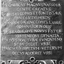 Bauinschrift, spruchinschriften und Namenbeischriften (Tituli) an verschiedenen Teilen des Rathauses