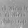 Grabplatte oder Epitaph Philippa von Crailsheim, Detail (C)