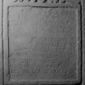Grabplatte Sebastian Rücker, Detail (A, B)