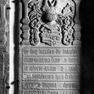 Grabplatte für Margarete Schenkin von Limpurg, geborene Gräfin von Erbach.