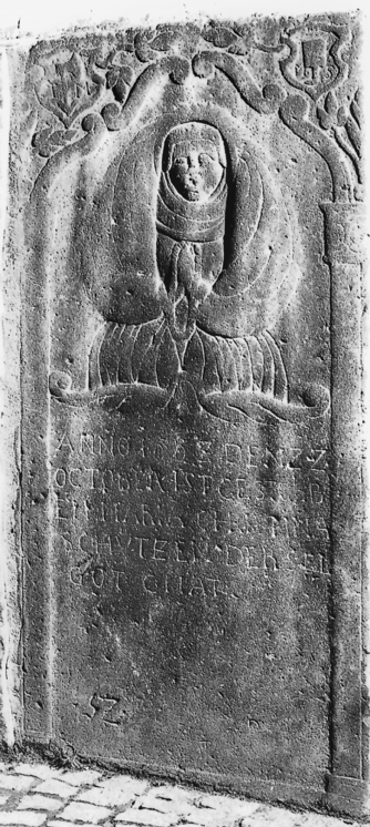 Bild zur Katalognummer 402: Grabplatte der Maria Christina Schütz